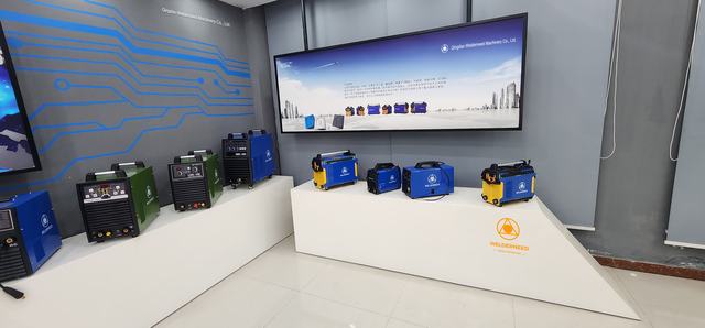 WELDERNEED product showroom with full range of welding machines